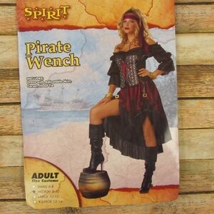 Spirit Pirate Wench Black/Red Adult M 8-10